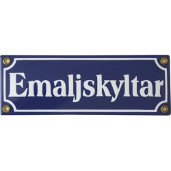 Emaljskylt rektangulär - Emaljskyltar